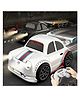 YAMAMA Mini Dream Racing Remote Control Car for Kids, Premium 3-in-1 Multi-Functional Vehicle Toys for Kids, Fun Interactive Entertainment Kids Toys - White