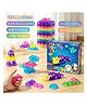 YAMAMA Magic Gummy Bloc Montessori 40-Piece Soft Sensory Building Blocks Set for Kids, Squeeze and Stretchy Early Learning Building Set, Creative Play, Puzzle Blocks Toys for Kids - Multicolor