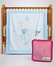 Little Surprise Box Hello Friend Hot Air Bear Infant Blanket-Blue