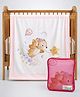 Little Surprise Box Bear & Star Dreams Infant Blanket-Pink