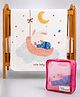 Little Surprise Box Sleeping Moon Baby Infant Blanket-Cream