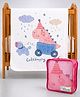 Little Surprise Box Cute Happy Dino Infant Blanket-Cream