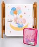 Little Surprise Box Baby Elephant with Balloons Infant Blanket-Cream