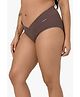 Zelena 92% Modal 8% Elastane Knit Solid Mid Rise Maternity Panty - Coco