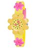 KIDSUN Floral Designed Analog Watch - Yellow