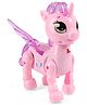 Kiddybuddy Musical Walking Unicorn Toy with Sound and Walking Feature - Pink