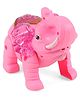 Kiddybuddy Musical Elephant Soft Musical Toy with Sound Feature - Pink