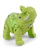 Kiddybuddy Musical Elephant Soft Musical Toy with Sound Feature - Green