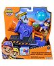 Paw Patrol Rubble & Crew Mix Mega Blaster Toy Vehicle Playset with Action Figure and Projectile - Blue And Orange