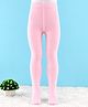Cute Walk by Babyhug Knit Anti Bacterial Solid Tights - Pink