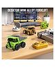 AKN TOY SRC Mini Dump Truck Toy, 1/64 Scale, 2.4G Wireless Remote Control, 10-Channel, Metal Bed with Lights and Sounds, - PACK OF -1 ( COLOR AND DESIGN MAY VARY )