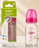 BAYBEE Premium Feeding Bottle for New Born Babies | Anti Colic & Leak Proof Baby Milk Feeding Bottles | BPA Free Milk Bottle for 1 Year Baby Boys & Girls (Pink, 125ml)
