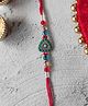 Krisha's KALACAREE triangle evil eye rakhil -Blue