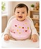 Badal Kidz Silicone Bib for Baby Food Feeding BPA Free, Baby Apron Adjustable Straps, Built-in Food Pocket Mess Free, Waterproof, Washable & Reusable Ideal for Babies 6 to 36 Months, (Design 9)