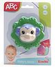 ABC Animal Rattle with Teether Set for Baby Soft Rattle Toy with Teether BPA Free Green Toy - Green
