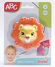 ABC Animal Rattle with Teether Set Soft Rattle Toy with BPA Free Non-Toxic Material - Orange