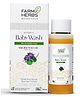 Farmherbs 100% Herbal Baby Wash with Blue Water Lily - Gentle Tear-Free Baby Cleanser - 200ml