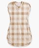 Cocoon Care Bamboo Knitted Arms Up Sleeping Swaddle Pod For Baby - Brown
