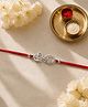 Olivlife LIFE 925 Sterling Silver Infinity Rakhi For Brother