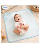 Bubzii Baby Wrapping Sheet Towel & Wrappers Home Baby Hooded Bath Towel Baby Super Soft Absorbent 2 Layers - Blue