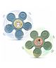 Tutots Water Filled Silicone Spinner Teether for babies | BPA Free Teether