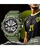 Kool Kidz Colour Blocked Digital Watch - Green