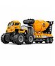MANAKI ENTERPRISE 1:43 Cement Mixer Truck Metal Toys Alloy Diecast Set, Miniature Car Model - Best Birthday Gift for Kids- Yellow