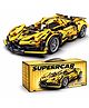 MANAKI ENTERPRISE 1:18 Scale Racing Pull-Back Supercar Building Blocks Set | Car Model Kit with Gold Sport Rims | DIY Construction Toy , Compatible with Major Bricks, Ideal Gift for Kids