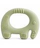 MANAKI ENTERPRISE Elephant Shape Silicone Baby Teether Toy | BPA Free Soft Teething Ring with Multiple Textures | Easy Grip Gum Soother for Infants 3+ Months
