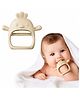 MANAKI ENTERPRISE Silicone Baby Hand Wear Teether BPA-Free Teething Toy for 3+ Months, Soft Chewable Teether for Babies 0-6 Months, Rattle for Gum & Teeth Relief