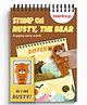 Brainloop Stamp On Rusty, The Bear Sticker Stamp Activity Pad - 100 Stickers, 10 Activity Pages, 1 Collectible Stamp Toy, Mess-Free Learning Activity