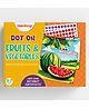 Brainloop Dot On Fruits & Vegetables Sticker Activity Set, Mess-Free Sticker Craft - 12 Colourful Sticker Sheets