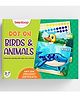 Brainloop Dot On Birds & Animals Sticker Activity Set, Mess-Free Sticker Craft - 12 Colourful Sticker Sheets