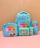 Elecart Princess School Bag Combo Set for Girls  5 in 1 Back to School Hamper with Backpack, Lunch Bag, Tiffin Box, Water Bottle & Pencil Pouch  Complete School Essentials Gift Set for Kids