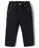 Babyoye Denim Full Length Solid Jeans - Grey