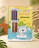 Wild Animals Colouring Book for Kids with Color Pencils| 3+ Years| 192 Pages| Activity Book| Gifting Option, - English
