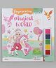 Magical World Fingerprint Art Book with Colors| 8 Pages| 5 Bright Kids Safe Colors| Creative Activity Book for Kids| 1 Years+