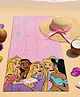 Yellow Bee Cotton Woven Disney Princess Featuring Characters Designed Towel - Pink