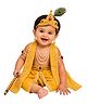 Itsmycostume Silk Krishna Costume Dress With Complete Accessories - Yellow