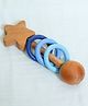 GUBBACHHI Wooden Star Ring Grasp Toy for Infants