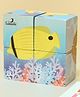 GUBBACHHI Wooden Sea Puzzle for Toddlers 2 Years+ | 6 in 1 Ocean Animal Block Puzzle with 4 Wooden Blocks | Montessori Educational Toy | Cognitive Development Toy | Handmade in India | 100% Mango Wood