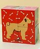GUBBACHHI Wooden Farm Puzzle for Toddlers 2 Years+ | 6 in 1 Farm Animal Block Puzzle with 4 Wooden Blocks | Montessori Educational Toy | Cognitive Development Toy | Handmade in India | Mango Wood |