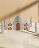 Gubbachhi Taj Mahal Wooden Stacker Toy | Set of 23 pieces | Inspired by Taj Mahal | Natural mango wood | Handmade and Handpainted in India | Puzzle Building Blocks | Wooden Toys for Kids | Age 4 year+