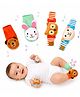 Jinglers Rattle Set for Babies | Wrist Rattle & Foot Finder Socks | Soft Sensory Toy for Early Learning & Developing Motor Skills | Newborn Baby Gift for 0-12 Months | Soft Fabric