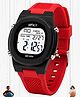 Spiky Solid Digital Watch - Red