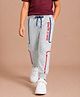 Nino Togs Cotton Looper Knit Gen Alpha Text Printed Joggers -  Grey