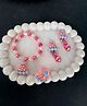 Radhya accessories Beads Embellished Jewellery Combo Set - Peach