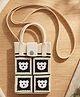 Radhya accessories Bear  Designed Sling Bag - Beige