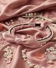 Radhya accessories Bow Designed Pearl Embellished Hair Band - Pink