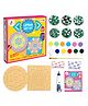 Kalakaram Lippan Art Kit | Painting & Coloring Art Kit | DIY Wall Decoration Set with 3 MDF Bases 8 inch, Paints, Craft Mirrors, Clay Traditional Painting Art Set for Kids and Adults